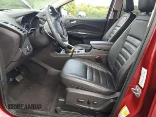 2019 Ford Escape Titanium with VIN 1FMCU0J98KUC00873, listed as a Copart auction lot 61674305 with 53,554 mi miles and Salvage title. Bid and sale history available at DreamBid. Image 7.