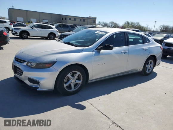 2016 Chevrolet Malibu LS z VIN 1G1ZB5ST2GF358951, wystawiony jako Copart lot #49861825 z przebiegiem 129 275 mil mil oraz Tytuł czysty. Historia ofert i sprzedaży dostępna na DreamBid. Obrazek 1.