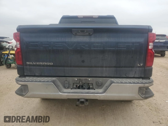 2022 Chevrolet Silverado 1500 LT with VIN 2GCPACED4N1506676, listed as a Copart auction lot 43747315 with 77,731 mi miles and Salvage Title. Bid and sale history available at carsss.com. Image 6.