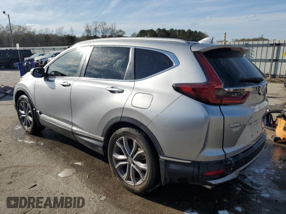 2021 Honda CR-V Touring with VIN 2HKRW1H92MH407910, listed as a Copart auction lot 48894105 with 76,126 mi miles and Salvage Title. Bid and sale history available at carsss.com. Image 2.