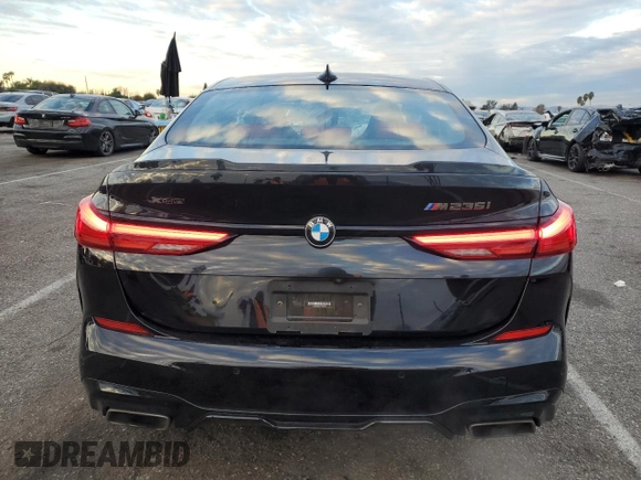 2020 BMW 2 Series M235i xDrive with VIN WBA13AL0XL7F56129, listed as a Copart auction lot 82945073 with 33,981 mi miles. Bid and sale history available at carsss.com. Image 6.