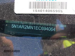 2014 Nissan Pathfinder S с VIN 5N1AR2MN1EC694064, выставлен на аукционе IAAI как лот 42121794 с пробегом 179 738 миль миль и . История ставок и продаж доступна на DreamBid. Изображение 9.