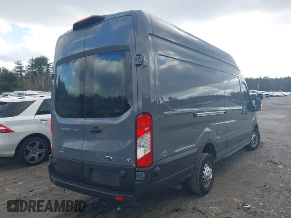 2023 Ford Transit Cargo with VIN 1FTBR3U88PKB86644, listed as a IAAI auction lot 41089106 with 8,095 mi miles and . Bid and sale history available at DreamBid. Image 4.