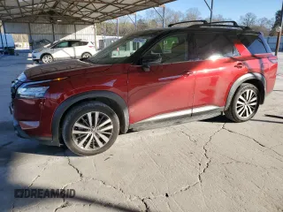 2022 Nissan Pathfinder Platinum z VIN 5N1DR3DH7NC216230, wystawiony jako Copart lot #88893445 z przebiegiem 76 838 mil mil oraz Szkoda całkowita • Salvage title. Historia ofert i sprzedaży dostępna na DreamBid. Obrazek 1.
