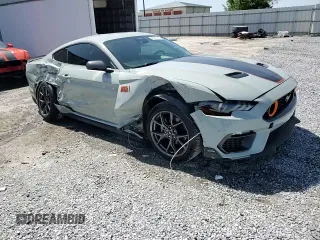 2021 Ford Mustang Mach 1 z VIN 1FA6P8R07M5555808, wystawiony jako Copart lot #56512115 z przebiegiem 19 974 mil mil oraz Szkoda całkowita • Salvage title. Historia ofert i sprzedaży dostępna na DreamBid. Obrazek 13.