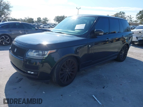 2014 Land Rover Range Rover Autobiography with VIN SALGV2EF3EA127229, listed as a IAAI auction lot 41336027 with 108,081 mi miles and . Bid and sale history available at DreamBid. Image 2.