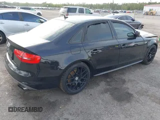 2014 Audi S4 Premium Plus with VIN WAUDGAFL5EA021929, listed as a IAAI auction lot 41974104 with 87,832 mi miles. Bid and sale history available at carsss.com. Image 4.