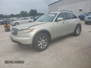 2008 Infiniti FX35 with VIN JNRAS08U98X103412, listed as a Copart auction lot 78632914 with 246,838 mi miles and Salvage Title. Bid and sale history available at carsss.com. Image 1.