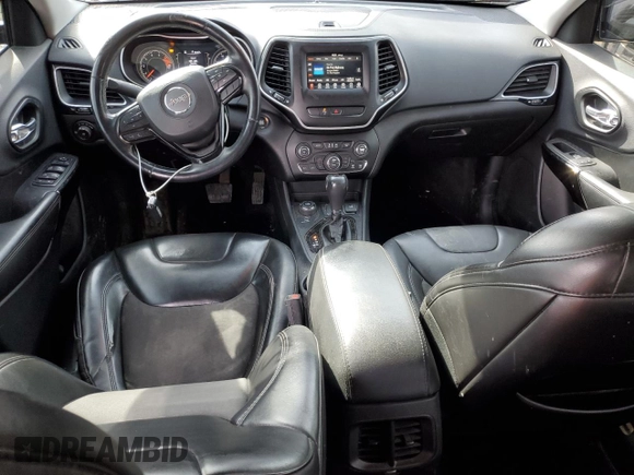 2019 Jeep Cherokee Latitude Plus with VIN 1C4PJMLX8KD369356, listed as a Copart auction lot 45351885 with 134,633 mi miles and Salvage Title. Bid and sale history available at carsss.com. Image 8.