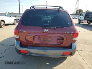 2005 Hyundai Santa Fe GLS with VIN KM8SC13D25U919692, listed as a Copart auction lot 76765954 with 164,644 mi miles and Clean Title. Bid and sale history available at carsss.com. Image 6.