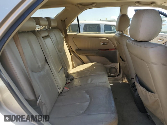 2003 Lexus RX 300 with VIN JTJHF10U830311283, listed as a Copart auction lot 71161444 with 216,654 mi miles and Salvage Title. Bid and sale history available at carsss.com. Image 10.