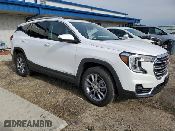 2022 GMC Terrain SLT with VIN 3GKALVEV6NL111177, listed as a Copart auction lot 54156145 with 34,484 mi miles and Salvage title. Bid and sale history available at DreamBid. Image 4.