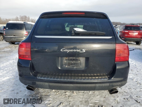 2006 Porsche Cayenne S with VIN WP1AB29P46LA65482, listed as a Copart auction lot 83312704 with 214,769 mi miles and Clean Title. Bid and sale history available at carsss.com. Image 6.