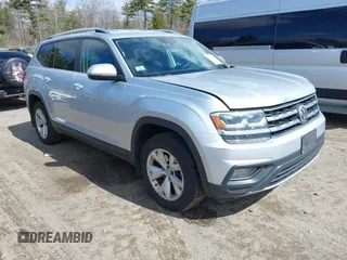 2018 Volkswagen Atlas SE z VIN 1V2LR2CA7JC524893, wystawiony jako IAAI lot #41876288 z przebiegiem 153 758 mil mil oraz . Historia ofert i sprzedaży dostępna na DreamBid. Obrazek 1.