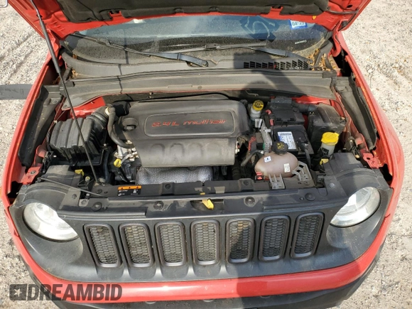 2016 Jeep Renegade Trailhawk with VIN ZACCJBCT1GPD85729, listed as a Copart auction lot 51624705 with 57,944 mi miles and Salvage Title. Bid and sale history available at carsss.com. Image 12.