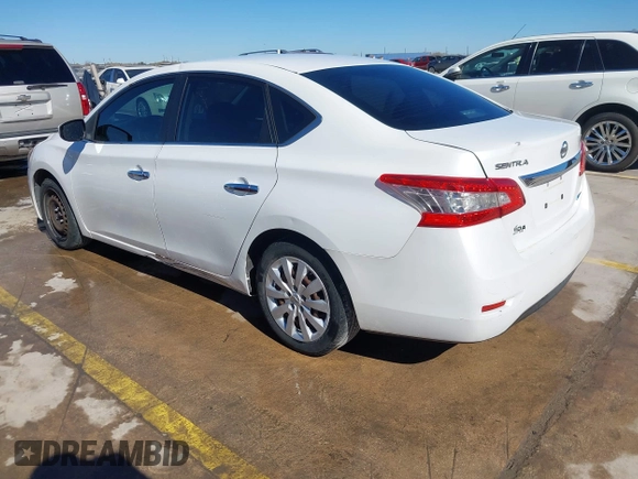 2013 Nissan Sentra S with VIN 3N1AB7AP1DL776474, listed as a IAAI auction lot 41354323 with 127,288 mi miles and . Bid and sale history available at DreamBid. Image 3.