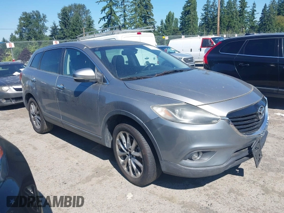 2014 Mazda CX-9 Grand Touring with VIN JM3TB2DA9E0435295, listed as a IAAI auction lot 42618683 with 177,783 mi miles and . Bid and sale history available at DreamBid. Image 1.