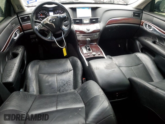2015 Infiniti Q70 with VIN JN1BY1PPXFM600524, listed as a Copart auction lot 43150975 with 146,839 mi miles and Salvage title. Bid and sale history available at DreamBid. Image 8.