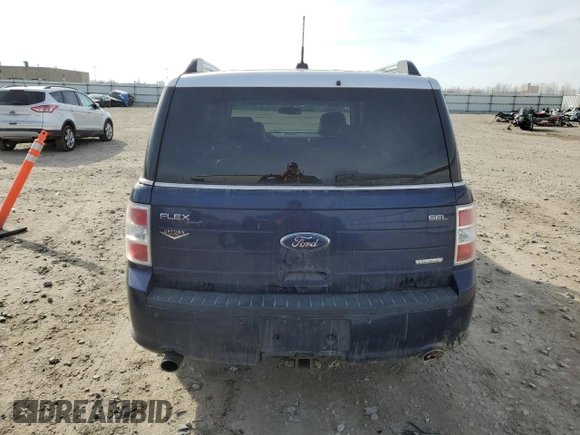 2011 Ford Flex SEL w/Ecoboost with VIN 2FMHK6CT0BBD21491, listed as a Copart auction lot 48801025 with 158,308 mi miles and Non Repairable. Bid and sale history available at carsss.com. Image 6.