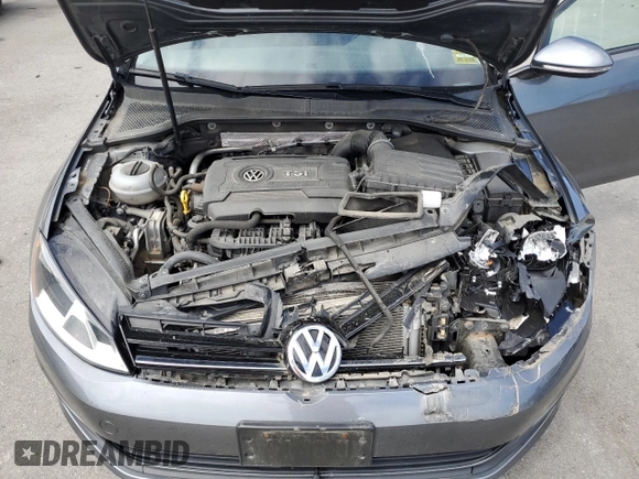 2017 Volkswagen Golf S с VIN 3VW217AU1HM015595, выставлен на аукционе Copart как лот 57384805 с пробегом 49 257 миль миль и Списание • Salvage title. История ставок и продаж доступна на DreamBid. Изображение 11.