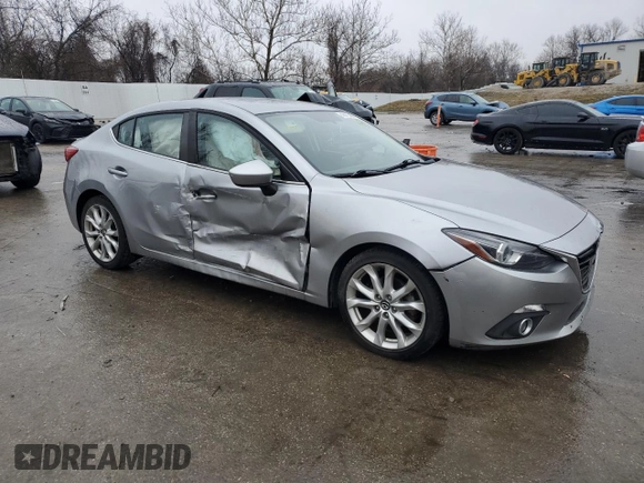 2014 Mazda 3 S Touring with VIN JM1BM1V37E1126170, listed as a Copart auction lot 43873865 with 125,525 mi miles and Salvage Title. Bid and sale history available at DreamBid. Image 4.