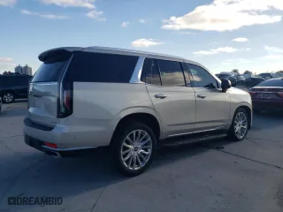 2022 Cadillac Escalade Premium Luxury with VIN 1GYS3CKL1NR172334, listed as a Copart auction lot 87058984 with 0 mi miles and Salvage Title. Bid and sale history available at carsss.com. Image 3.