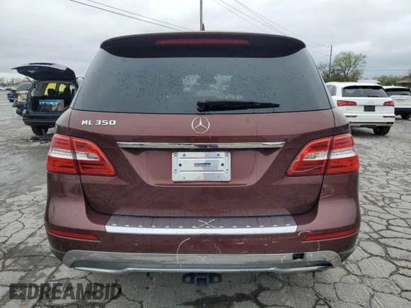 2013 Mercedes-Benz M 350 with VIN 4JGDA5JB4DA256763, listed as a Copart auction lot 51978225 with 153,819 mi miles and Clean Title. Bid and sale history available at DreamBid. Image 6.