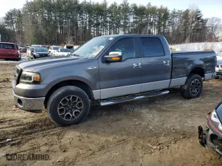 2008 Ford F-150 XLT with VIN 1FTPW14528FA05556, listed as a Copart auction lot 47856065 with 159,665 mi miles and Clean Title. Bid and sale history available at carsss.com. Image 1.