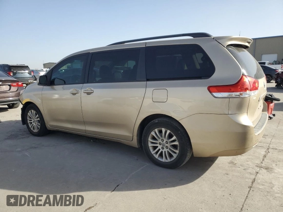 2011 Toyota Sienna XLE AAS with VIN 5TDYK3DC2BS174574, listed as a Copart auction lot 49635645 with 217,374 mi miles and Salvage Title. Bid and sale history available at carsss.com. Image 2.