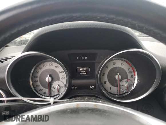 2015 Mercedes-Benz SLK-Class SLK 250 with VIN WDDPK4HA6FF098069, listed as a Copart auction lot 71551084 with 92,569 mi miles and Salvage Title. Bid and sale history available at carsss.com. Image 9.