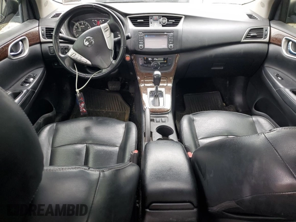 2015 Nissan Sentra SV with VIN 3N1AB7AP1FY277244, listed as a Copart auction lot 51836255 with 95,866 mi miles and Salvage Title. Bid and sale history available at carsss.com. Image 8.