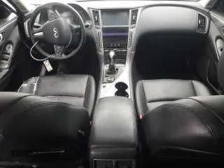 2014 Infiniti Q50 Premium with VIN JN1BV7AR5EM693165, listed as a Copart auction lot 44859235 with 0 mi miles and Salvage Title. Bid and sale history available at carsss.com. Image 8.