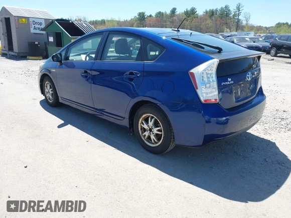 2010 Toyota Prius II with VIN JTDKN3DU9A1298360, listed as a IAAI auction lot 42169184 with 207,738 mi miles. Bid and sale history available at carsss.com. Image 3.