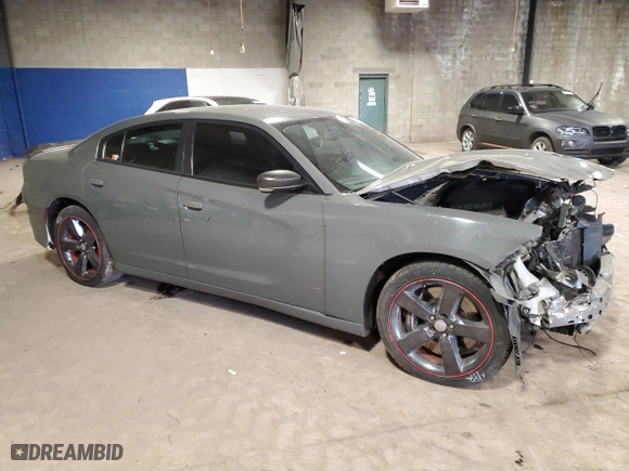 2018 Dodge Charger R/T with VIN 2C3CDXCT3JH134986, listed as a Copart auction lot 44320455 with 94,509 mi miles and Salvage Title. Bid and sale history available at carsss.com. Image 4.