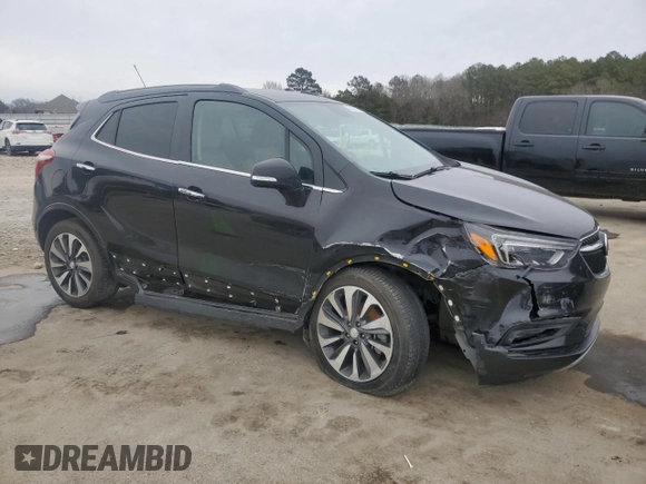 2017 Buick Encore Essence with VIN KL4CJCSBXHB099706, listed as a Copart auction lot 89332975 with 98,045 mi miles and Salvage Title. Bid and sale history available at DreamBid. Image 4.