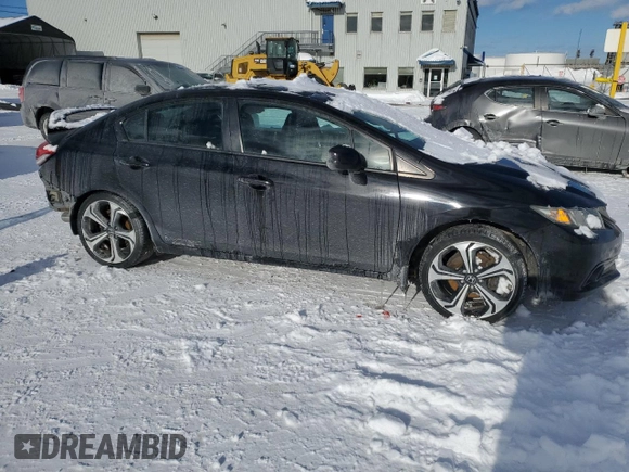 2013 Honda Civic Si with VIN 2HGFB6E55DH200287, listed as a Copart auction lot 43227685 with 230,876 mi miles and Non repairable. Bid and sale history available at DreamBid. Image 4.