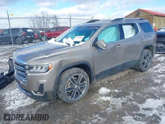 2022 GMC Acadia SLT with VIN 1GKKNULS1NZ177162, listed as a IAAI auction lot 41208689 with 41,194 mi miles and . Bid and sale history available at DreamBid. Image 2.