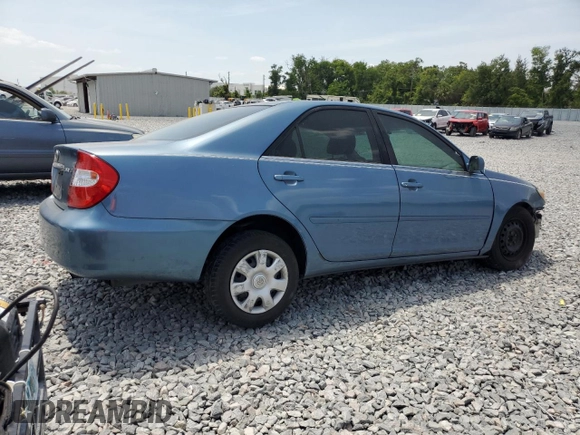 2004 Toyota Camry LE with VIN 4T1BE32K24U874998, listed as a Copart auction lot 53823075 with 256,224 mi miles and Salvage Title. Bid and sale history available at DreamBid. Image 3.