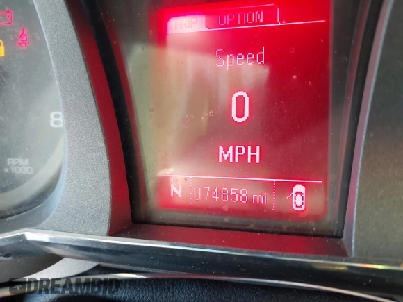 2015 GMC Terrain SLT with VIN 2GKFLXEK5F6257096, listed as a IAAI auction lot 41716048 with 74,858 mi miles and . Bid and sale history available at carsss.com. Image 15.