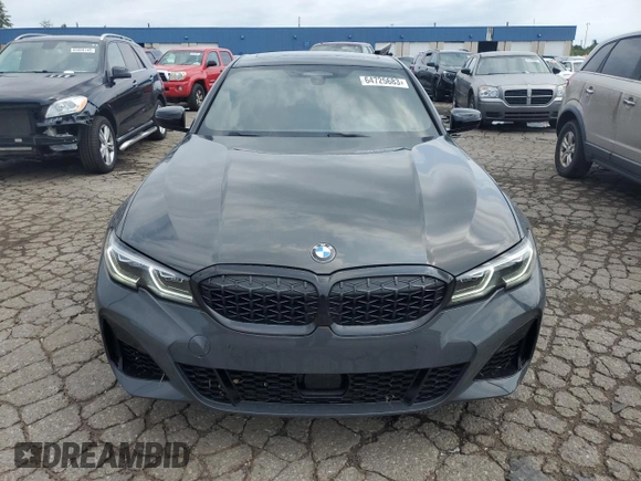 2022 BMW 3 Series M340i xDrive with VIN WBA5U9C07NFM06921, listed as a Copart auction lot 64725683 with 16,994 mi miles and . Bid and sale history available at DreamBid. Image 5.