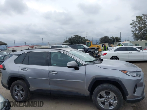 2023 Toyota RAV4 Hybrid LE with VIN 4T3MWRFVXPU086012, listed as a IAAI auction lot 42077859 with 1,140 mi miles. Bid and sale history available at carsss.com. Image 13.