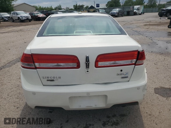 2012 Lincoln MKZ with VIN 3LNHL2JC5CR802316, listed as a Copart auction lot 60153365 with Not provided miles and Salvage title. Bid and sale history available at DreamBid. Image 6.
