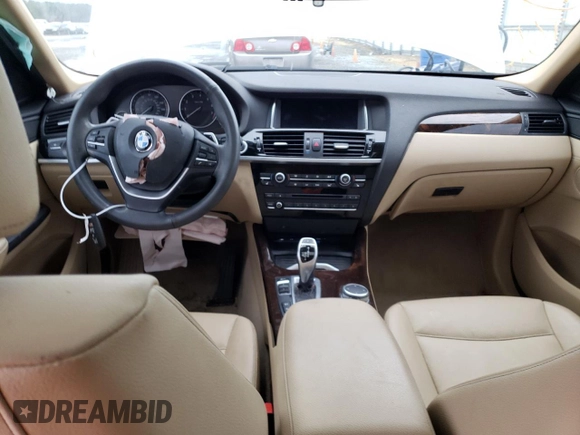 2016 BMW X4 xDrive28i with VIN 5UXXW3C54G0M89968, listed as a Copart auction lot 38269113 with 33,290 mi miles. Bid and sale history available at carsss.com. Image 8.