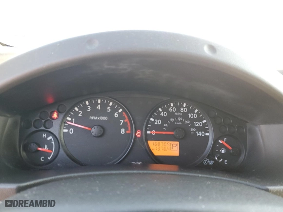 2008 Nissan Frontier SE with VIN 1N6BD06TX8C409192, listed as a Copart auction lot 49775175 with 168,709 mi miles and Salvage Title. Bid and sale history available at carsss.com. Image 9.
