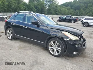 2012 Infiniti EX Journey with VIN JN1AJ0HR2CM450379, listed as a Copart auction lot 63752284 with Not Provided miles and Salvage Title. Bid and sale history available at carsss.com. Image 4.