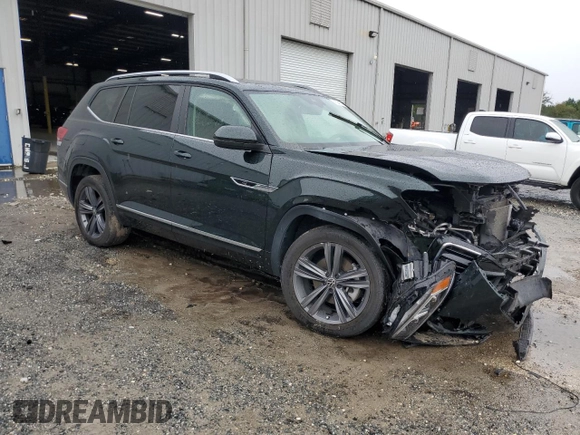 2022 Volkswagen Atlas 3.6L V6 SEL R-Line with VIN 1V2AR2CA3NC512284, listed as a Copart auction lot 75241374 with 69,639 mi miles and Salvage Title. Bid and sale history available at carsss.com. Image 4.