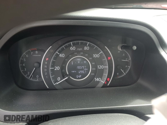 2014 Honda CR-V LX with VIN 2HKRM4H31EH725442, listed as a Copart auction lot 49814905 with 190,297 mi miles and Clean Title. Bid and sale history available at carsss.com. Image 9.