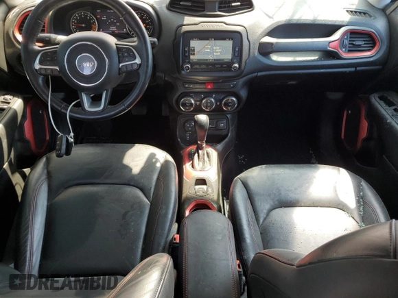 2016 Jeep Renegade Trailhawk with VIN ZACCJBCT5GPE29036, listed as a Copart auction lot 50270905 with Not Provided miles and Salvage Title. Bid and sale history available at carsss.com. Image 8.
