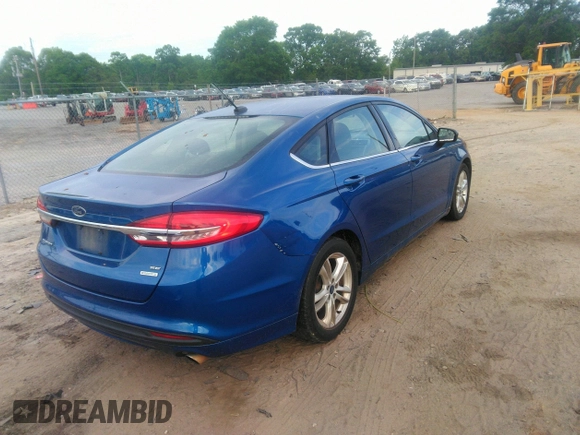2018 Ford Fusion SE with VIN 3FA6P0HD1JR186717, listed as a IAAI auction lot 42076519 with 141,478 mi miles and . Bid and sale history available at DreamBid. Image 4.