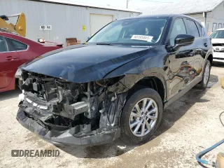 2022 Mazda CX-5 2.5 S Preferred Package with VIN JM3KFBCM6N1591946, listed as a Copart auction lot 50195805 with 16,699 mi miles and Salvage Title. Bid and sale history available at carsss.com. Image 1.